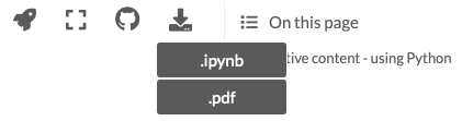 Downloading the source or a PDF